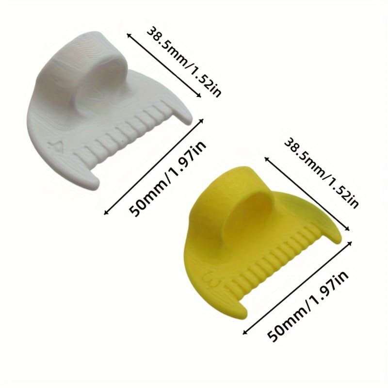 TEMU 10pcs Colored Easy Sewing Tools - Durable Plastic Edge Stitching Lock And Knitting Tools, Suitable For Beginners And Seniors, With 4mm And 3mm