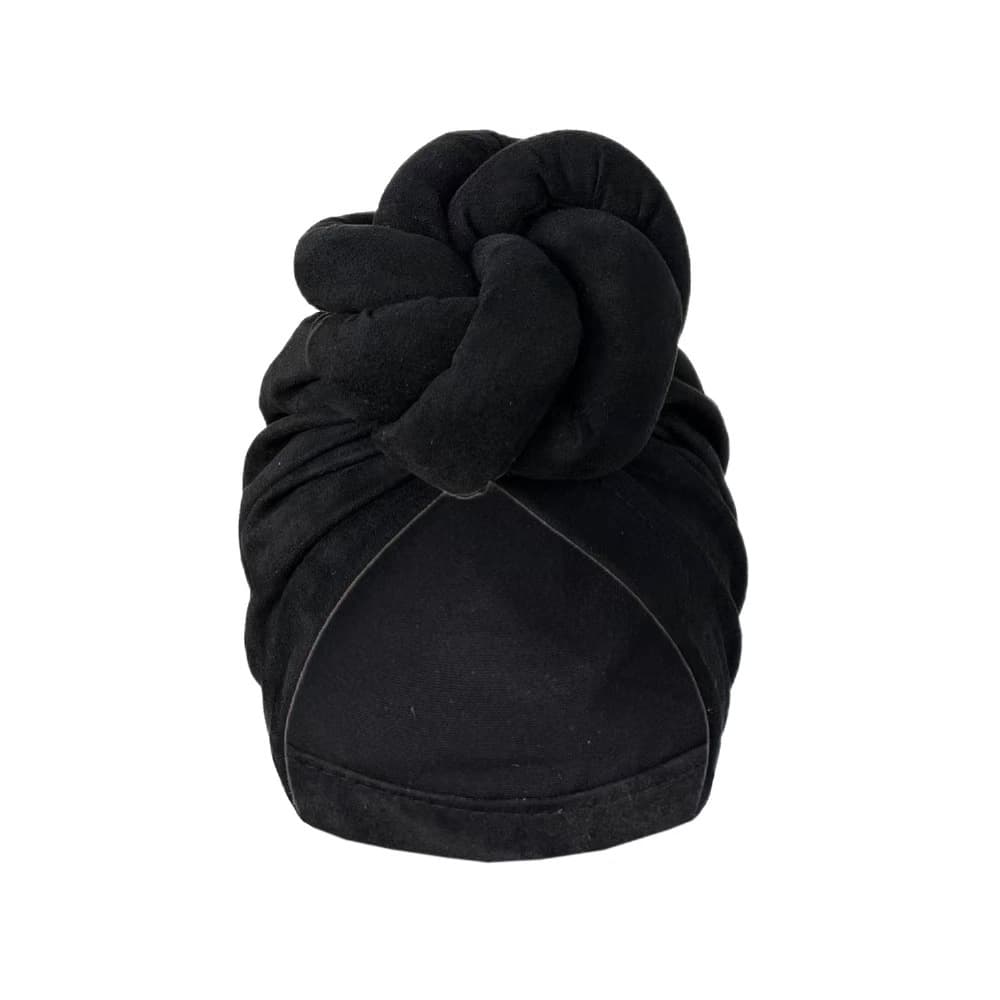TEMU 1 Solid Color Headscarf Dimensional Twisted Knot Hat And A Solid Color Knot Headscarf