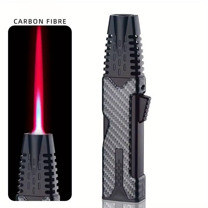 TEMU (without Butane Gas) Butane Gas Lighter 360° Use Metal Outdoor Windproof Jet Lighter For Camping For Men