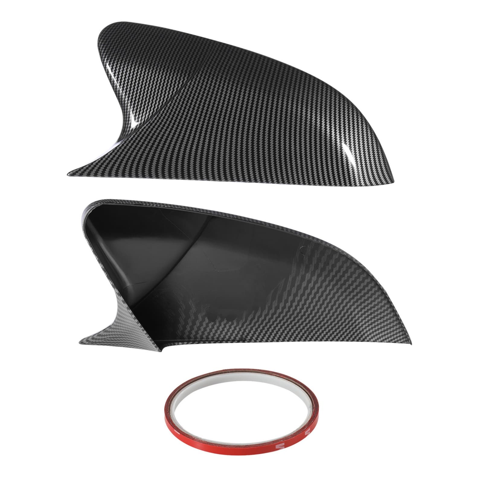 TEMU Replacement Cover For The Side View Mirror Made Of Carbon Fiber, Suitable For Models From 2016 To 2021