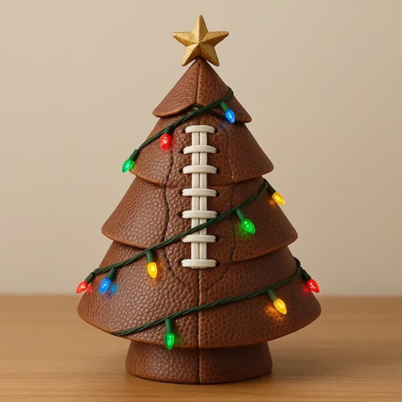 TEMU Football Christmas Tree Decorations: -inspired Ornaments For Holiday Trees