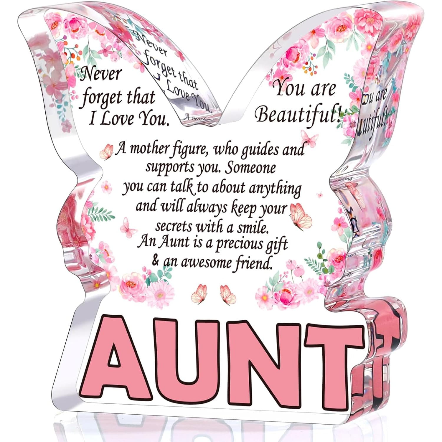 TEMU 2d Flat - [2d Flat] A Beautiful Acrylic Plaque Shaped Like A , Perfect As A Keepsake. This Decorative Piece A Wonderful Gift For Niece Or Nephew