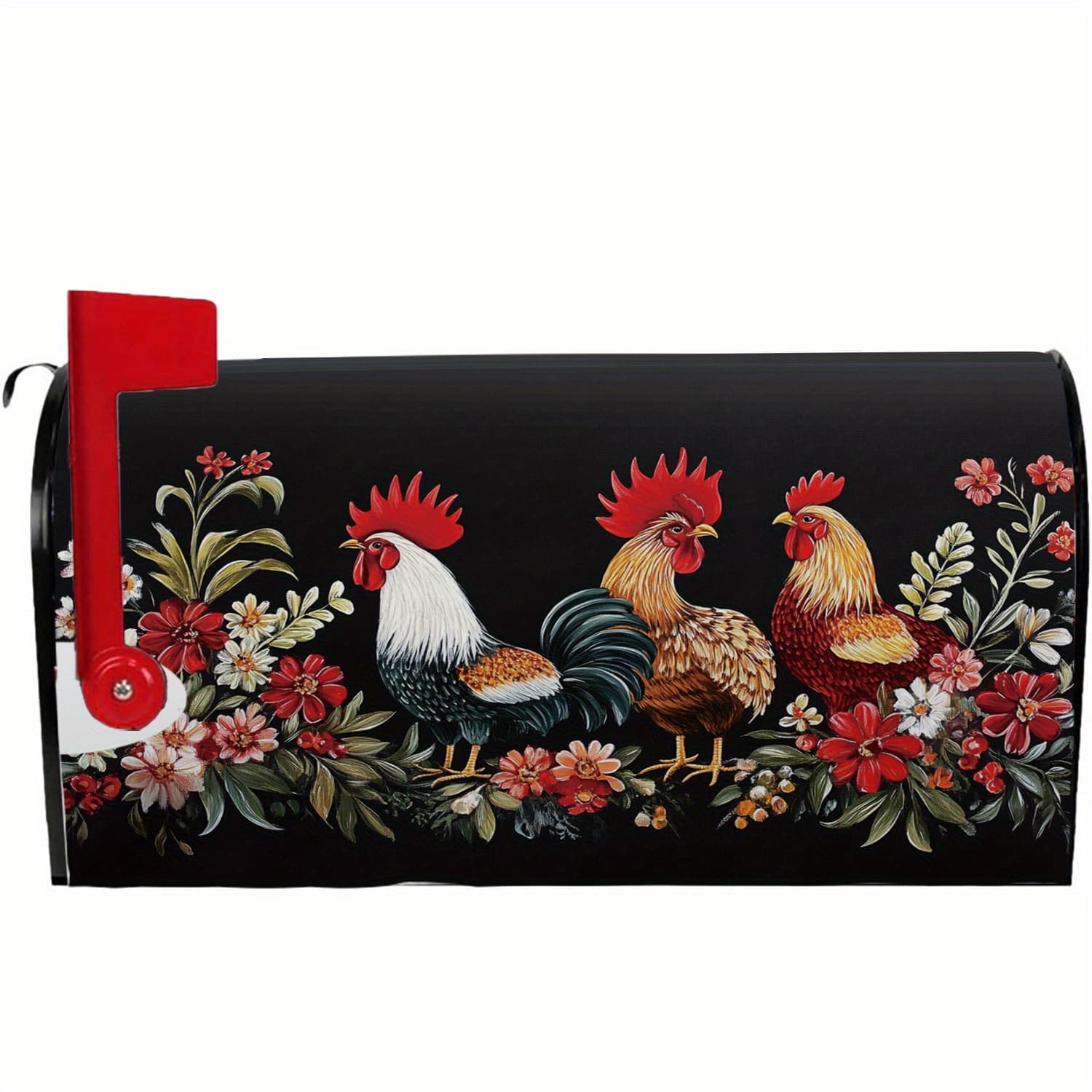 TEMU 1, Standard-sized Magnetic Lid For Animal Mailboxes Measuring 18x21 Inches, Featuring A Turkey And , Perfect For Easter-themed Mailbox Decorations For Family Gardens