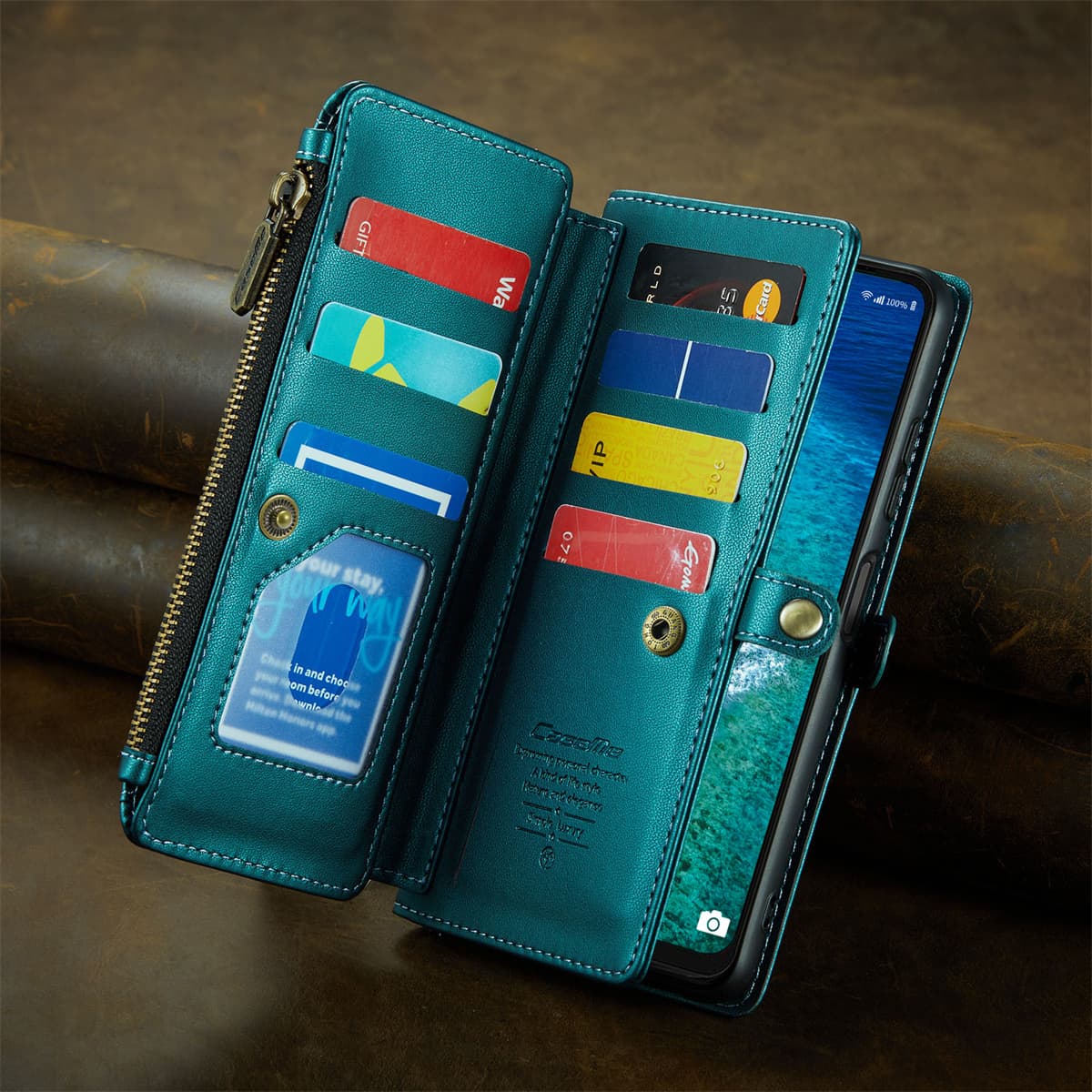 TEMU Phone Case: Crossbody Suitable For A16/a17/a36/a56/a37/a57 5g Case Wallet[rfid Blocking] With 7-card Holder Zipper Slot, Magnetic Flip Wristlet Shoulder Strap Wallet Case For Women