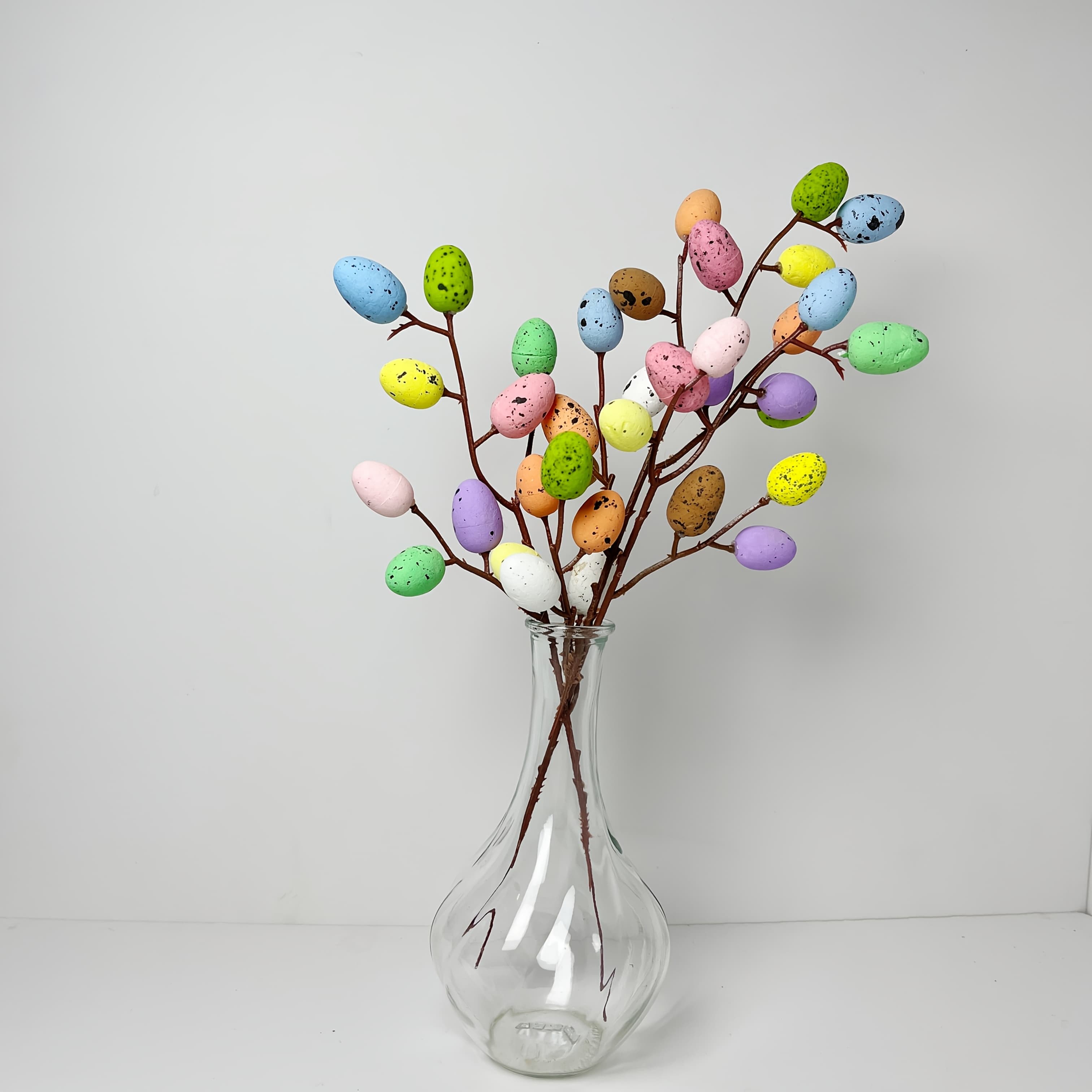TEMU 2pcs Diy Easter Egg Floral Decor, Spring& Easter Party Home Ornament For Floral Arrangement Decoration