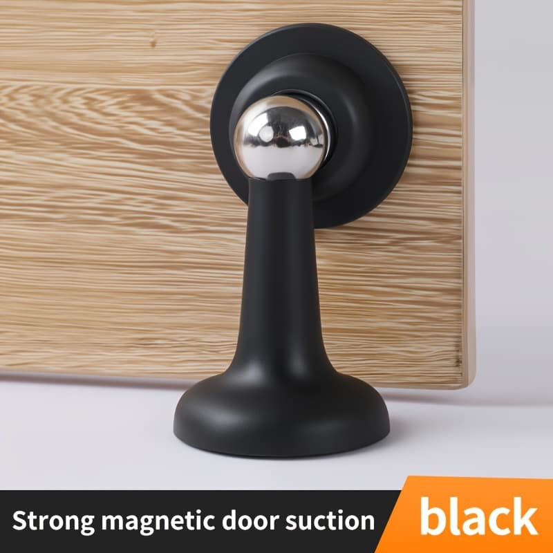 TEMU A New Model Of A 2pcs No-drill Set (1 Head And 1 Base) Designed For Home Use, Featuring A Strong Magnetic Mechanism, Silent Operation, And Windproof Capabilities, Suitable For Bathrooms
