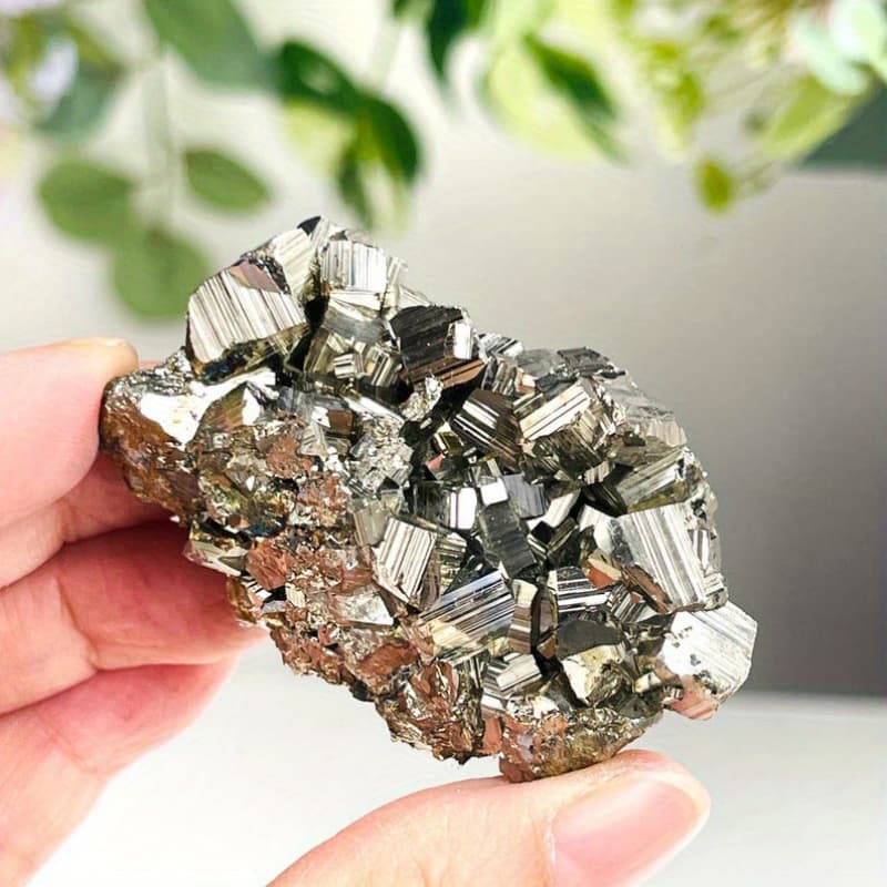 TEMU 10-200g 1pc + Rough Stone, Irregular Rock Mineral Specimen Mineral Decoration, High-end , Home And Courtyard Decoration, Unique Crystal Decoration, Gift