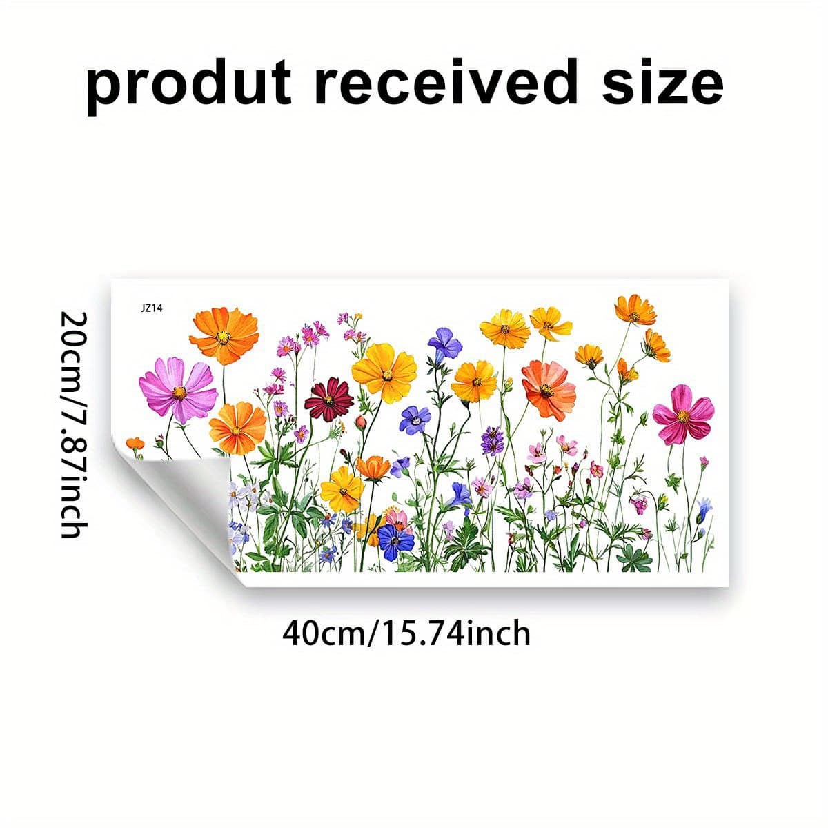 TEMU Reusable Removable Pvc Static Cling Stickers Suitable For, Glass Doors, Ceramic Tiles - Contemporary Floral, Abstract & Solid Window & Wall Decals ( Adhesive, Easy Application)