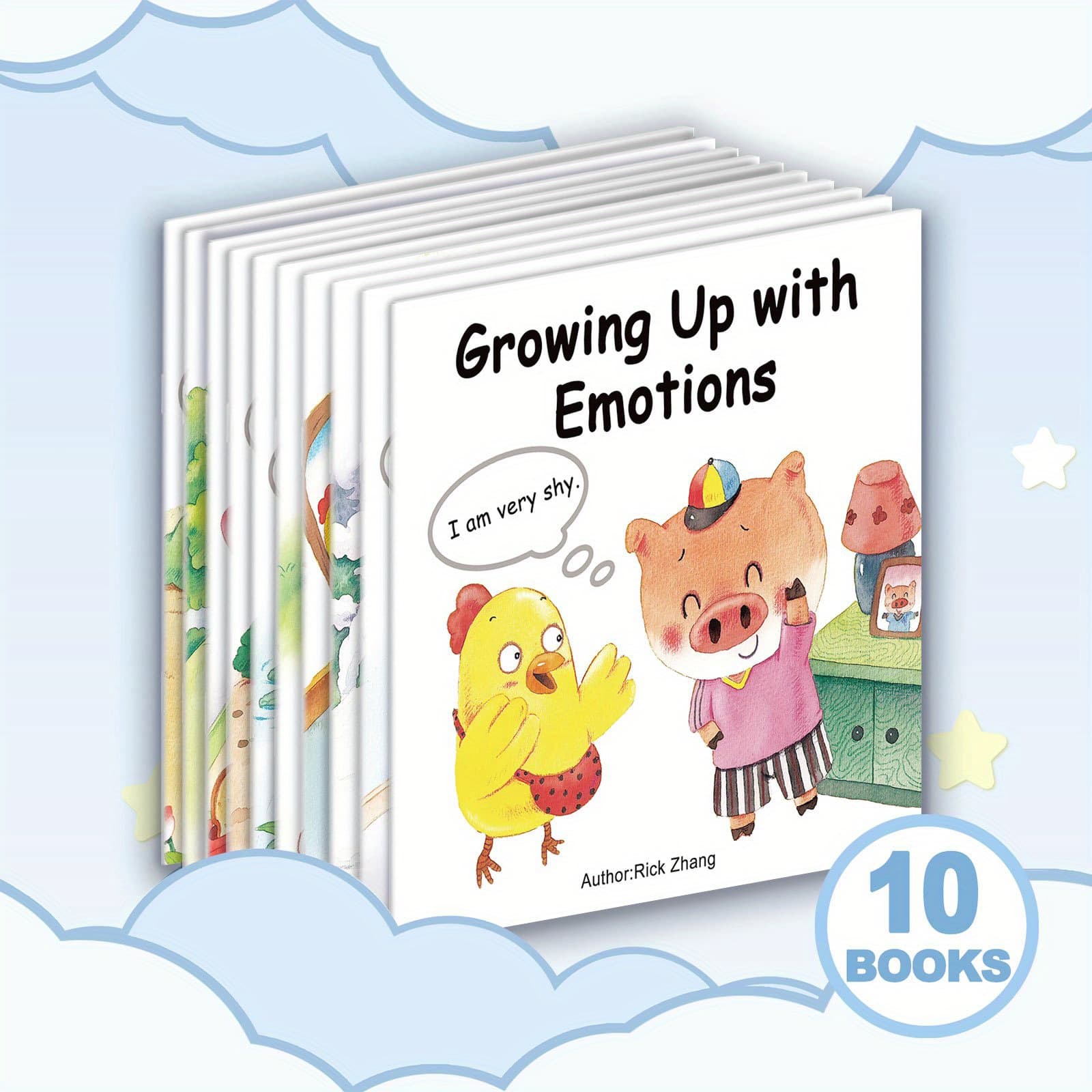 TEMU Emotional Book Set For Kids: A Collection Of Heartwarming Stories For Young Readers