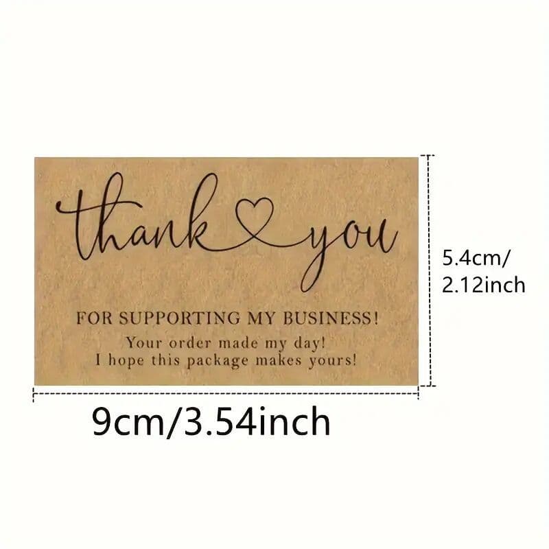TEMU 60 Sheets Paper Thank You Cards With Elegant Cursive Script & - High-quality Greeting Cards For Gratitude, Business Appreciation, And Special Occasions, Appreciation Gifts