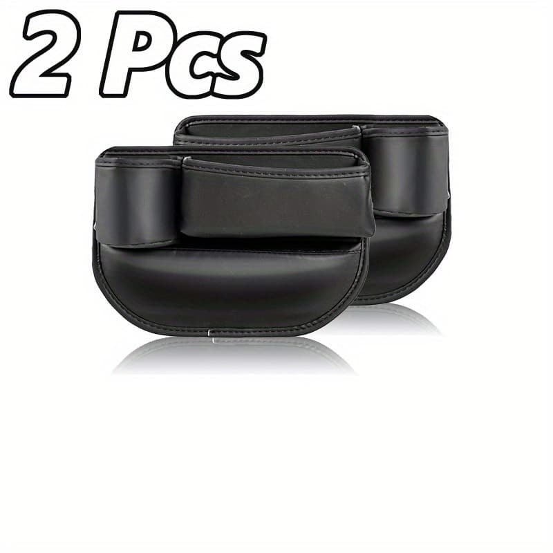 TEMU 1 Set Universal Car Seat Organizer - Multifunctional Storage Box With Pocket, Wallet, Keys, Card, Cup, And Phone Holder For Auto Interior Additions