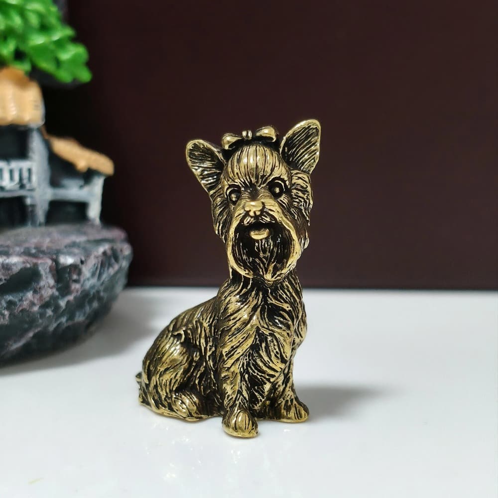 TEMU Vintage Brass Statue For Home, Car, Or Office Decoration, A Gift Item