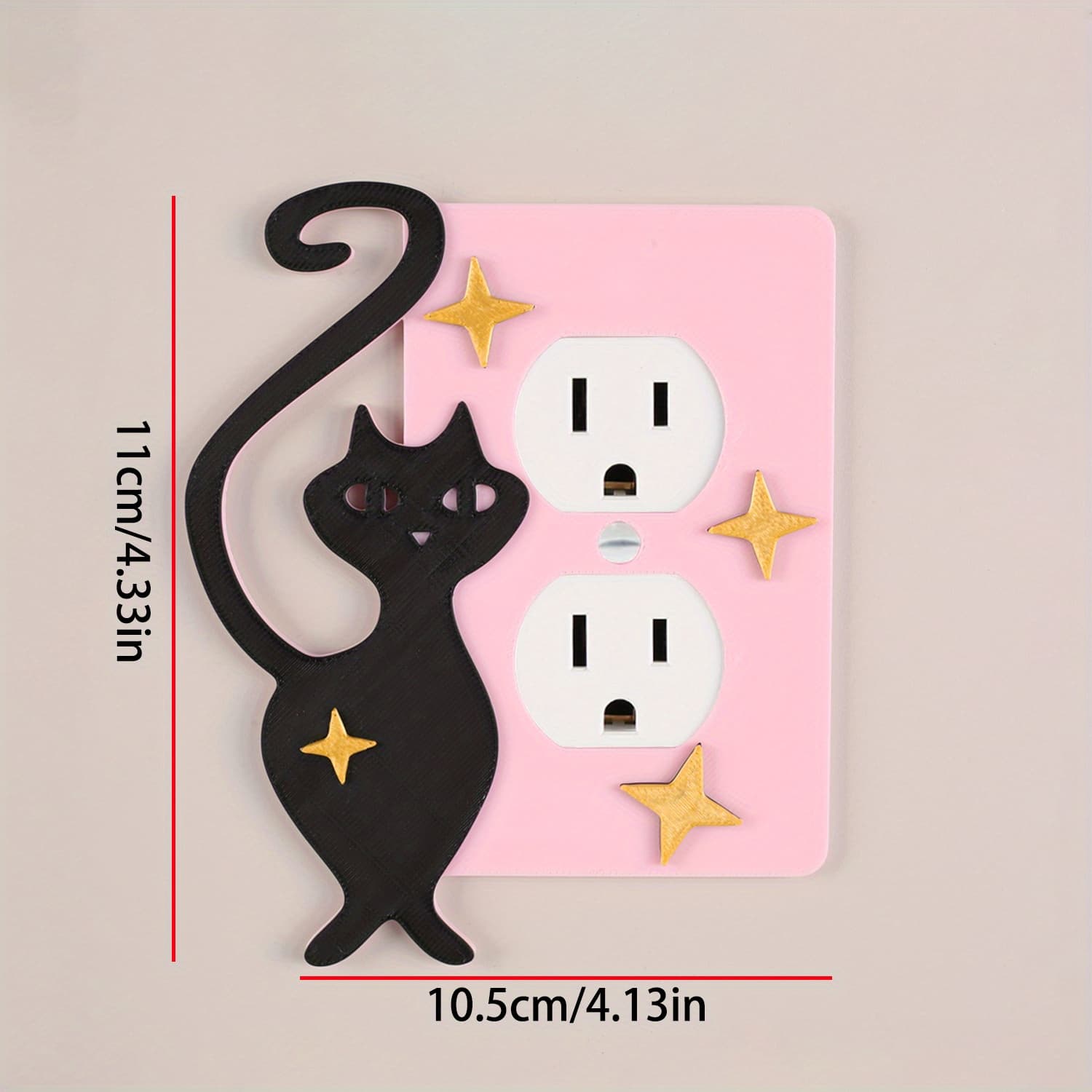 TEMU A Switch Panel, Creatively Designed For Home Decoration, Lighting Switch Panel, For Home Decoration, Panel Made Of Plastic Material