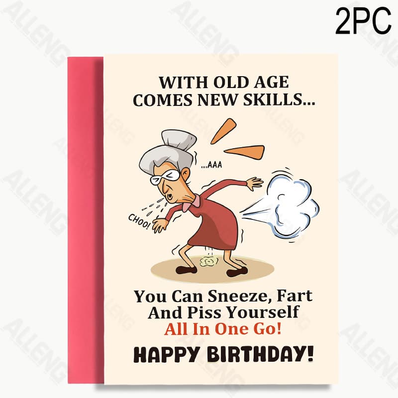 TEMU 2pcs 'new Age' Humorous For Women - Gag For , 60th, 70th, 80th, 90th &