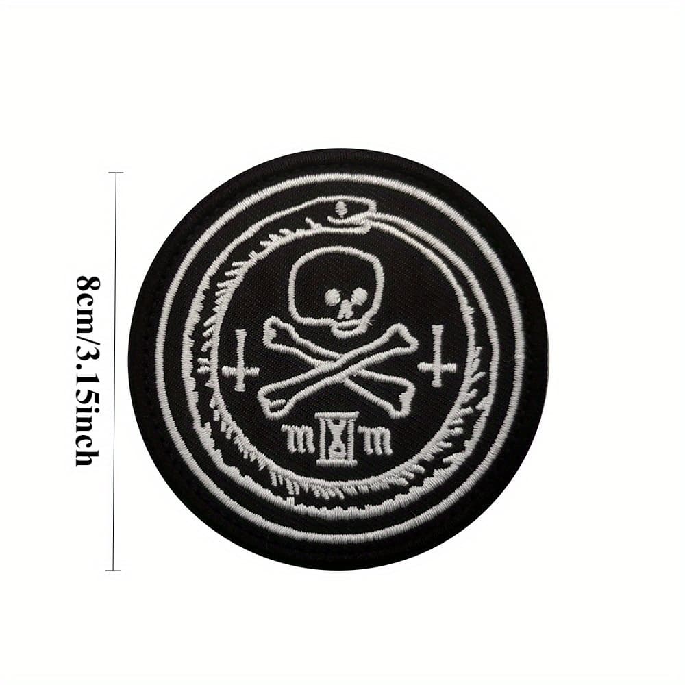 TEMU Embroidered Patch Tactical Patch Hook And Loop Fastener Backing