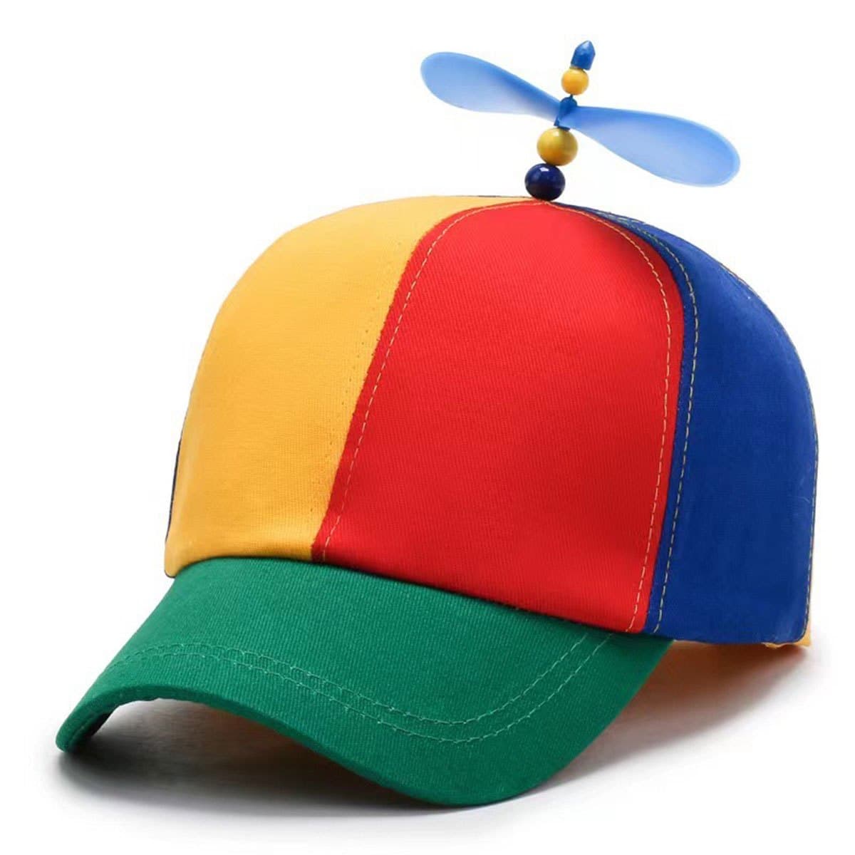 TEMU 1pc Men's Cartoon Propeller Baseball Outdoor Adjustable Casual Hat Suitable For Spring And Autumn Travel And Beach Party