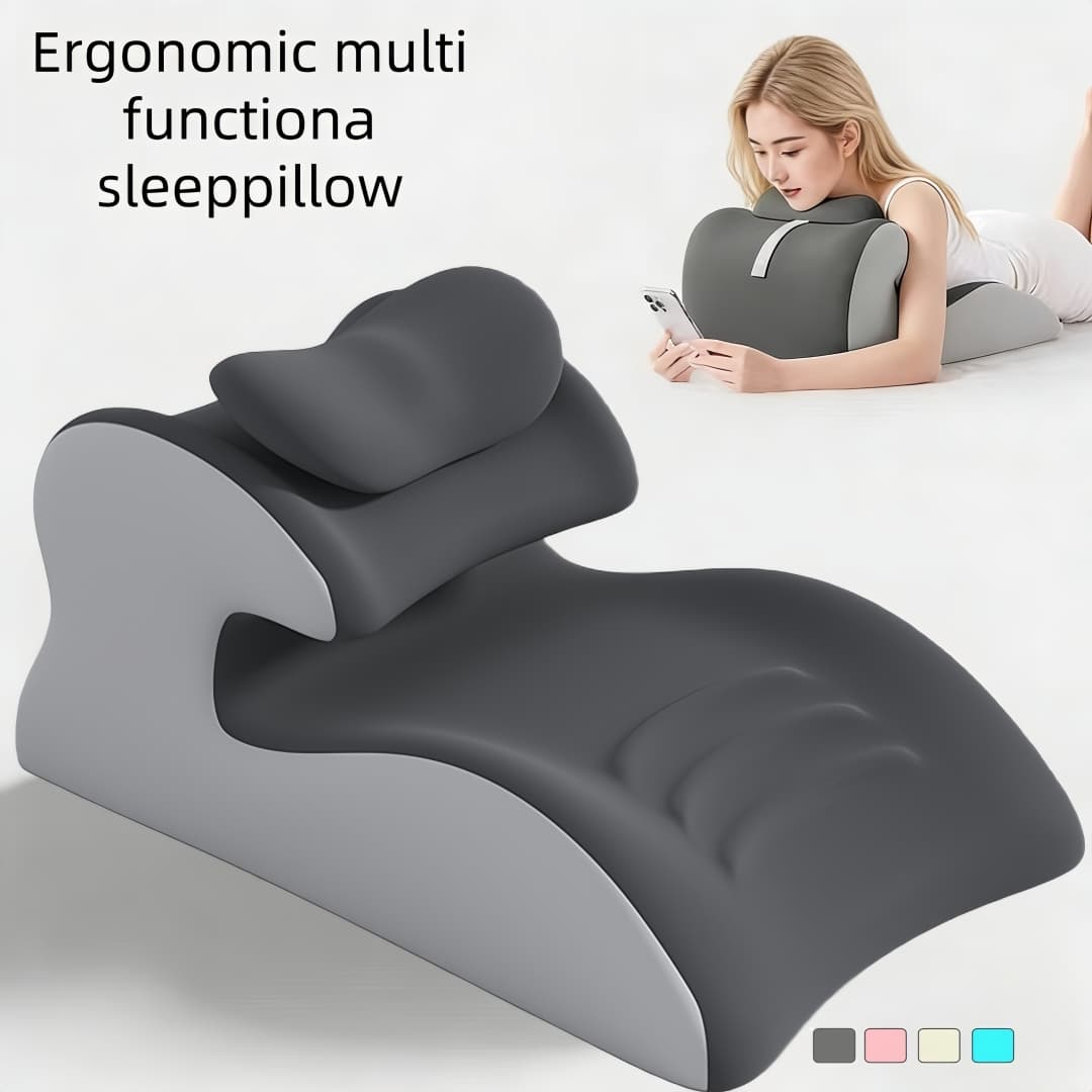 TEMU Cozy Reading Wedge Pillow For Floor& Sofa, Stomach Sleeper Cushion, Soft Headrest For Relaxing, For Girlfriend