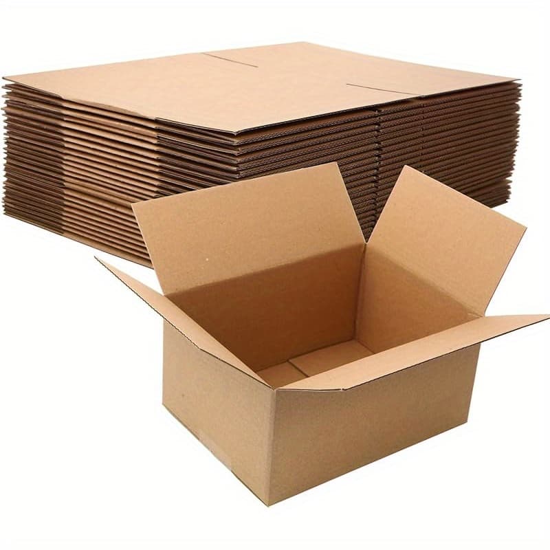 TEMU 26pcs 7"x5"x4" Small Cardboard Shipping Boxes - Durable, Sturdy, And Lightweight For Mailing, Packing, And Storage - Small Items Like Candles, Toys, Soaps, And Gifts, Boxes For Packaging