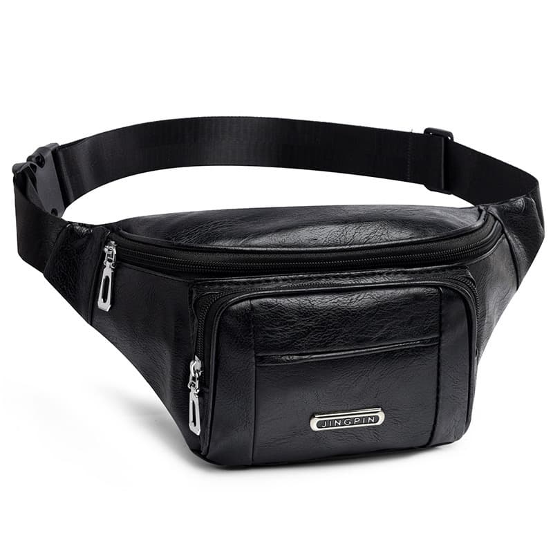 TEMU 3 Colors Men And Women Casual Waist Bag Faux Leather Waist Bag With Adjustable Shoulder Strap Suitable For Exercise, Running, Traveling, Hiking, Fitness, Sports Large Capacity Phone Bag