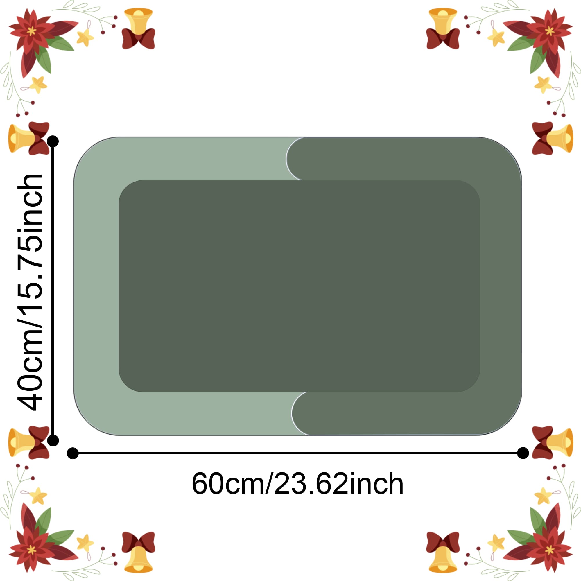 TEMU 16"x24" & 20"x30" Diatomite Bath Mat Non-slip Soft Absorbent Shower Floor Mat With Diatomite Mud Bath Technology, Pvc Backing Suitable For Bathroom, Kitchen, Laundry Room - Modern Bath