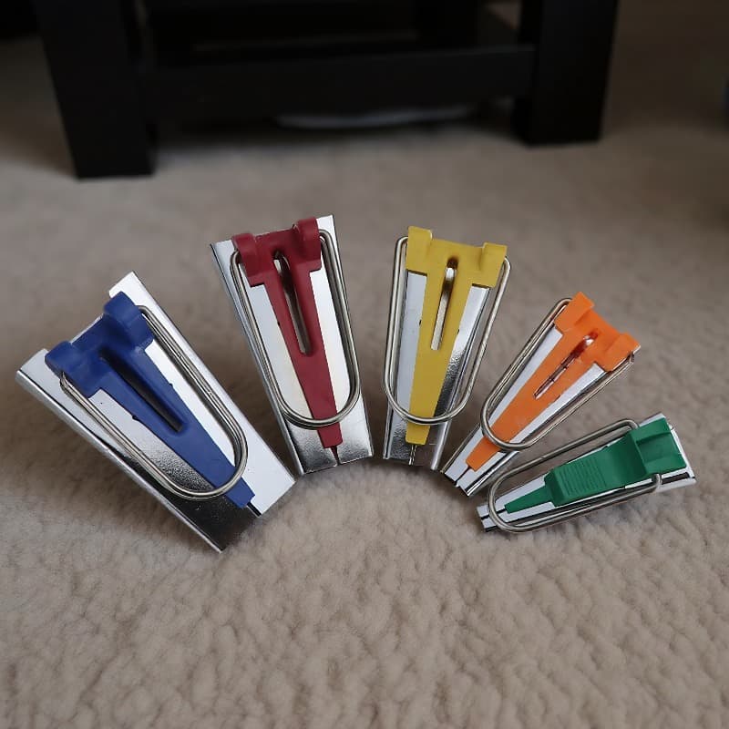 TEMU Bias Tape Makers Kit Of 5 Sizes 1/4" 3/8" 1/2" 3/4" 1" Diy Quilting Tools Kit For Fabric Sewing And Quilting