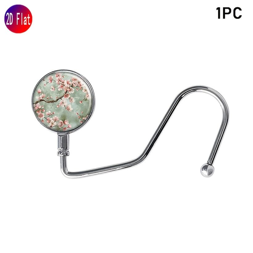 TEMU 2d Flat, 2d Flat Purse Hook Hanger, Purse Table Hook Holder Bag Hanger, Handbag Storage Decor Table Hook For Women,unique Gift,spring , 2d Flat