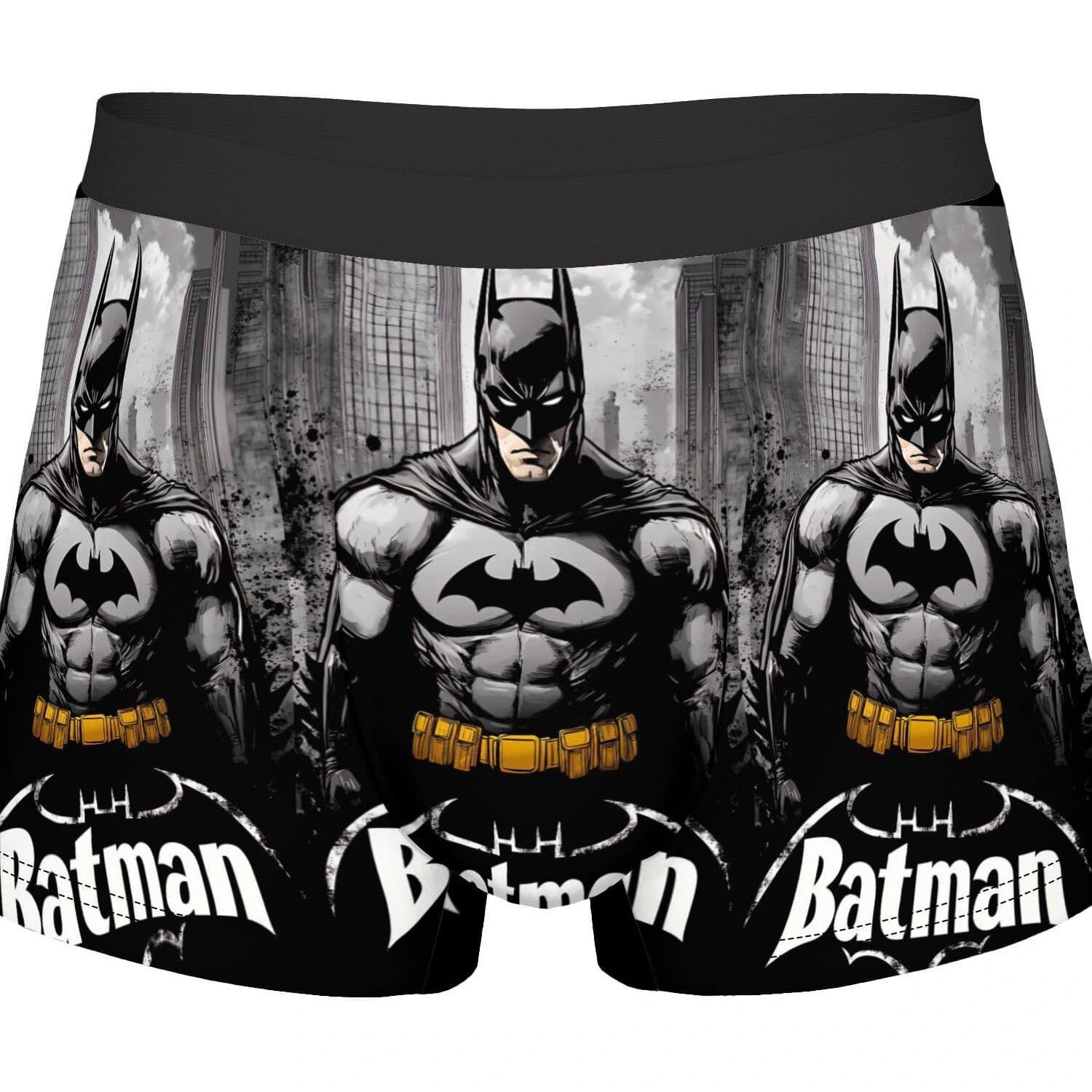 TEMU Batman Coreblack Border Underwear Polyester Underpants thumbnail 2