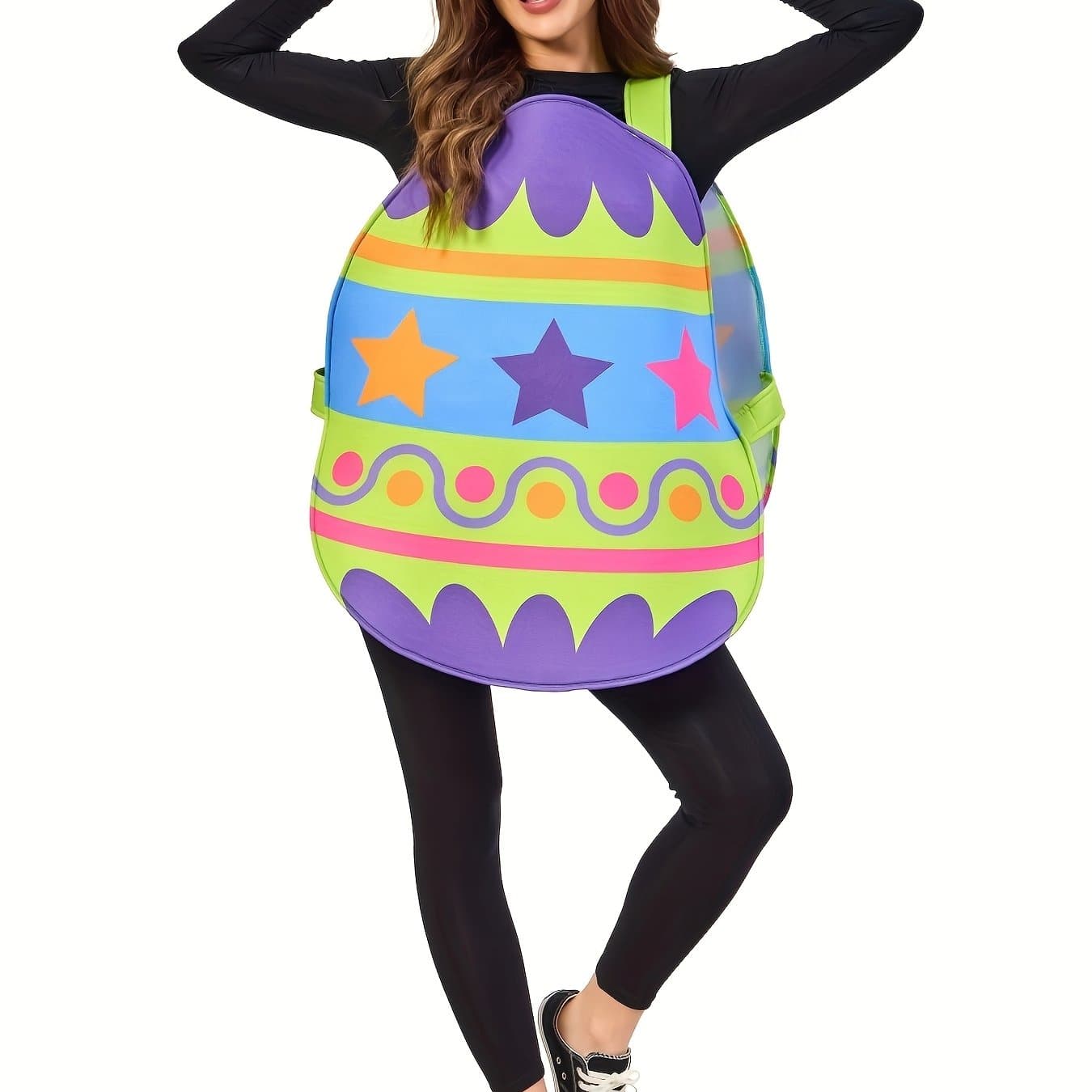 TEMU Adult Easter Egg Costume For Holiday , (easter Egg)