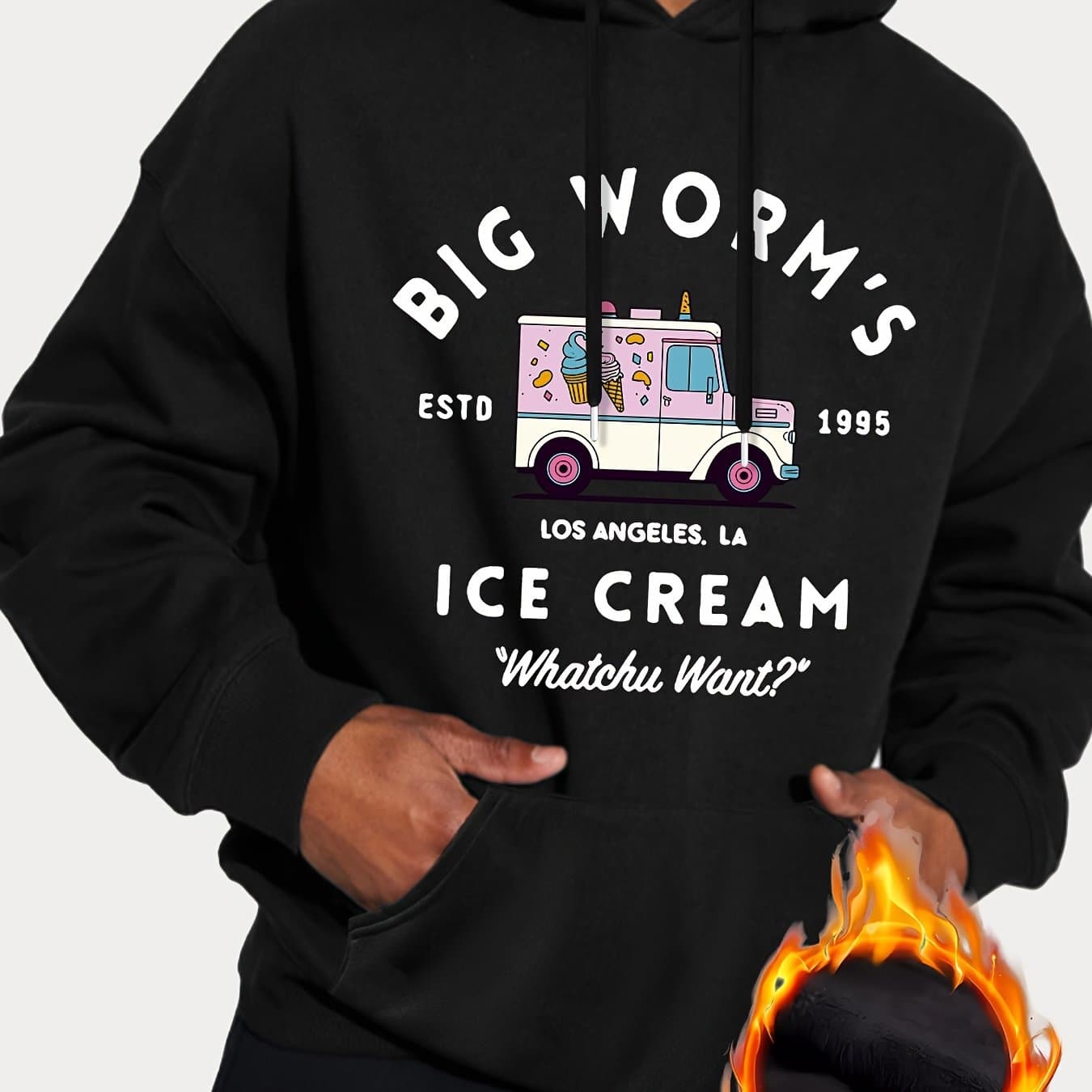 TEMU Men's Fashion Hooded Sweatshirt, Long Sleeve Hoodie
