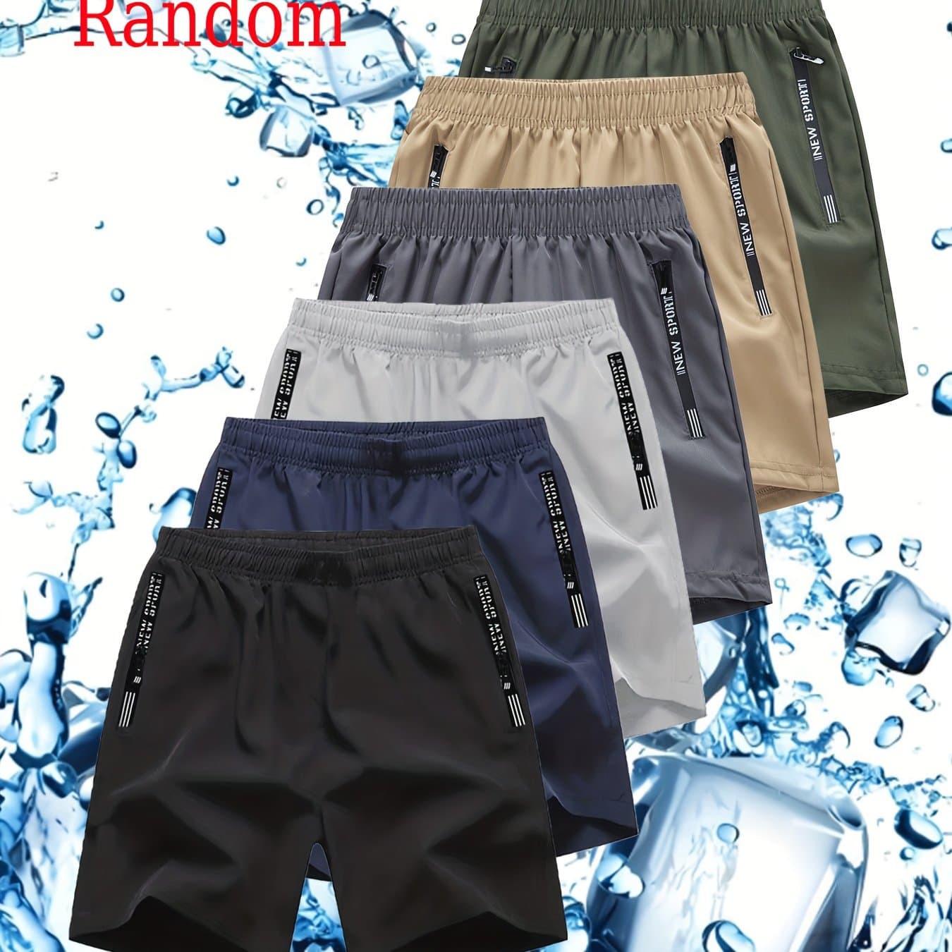 TEMU Boys' Shorts 3pcs Set( Sent), Featuring Unique Patterns And Text Prints. Stylish And Cool Shorts Are Perfect For Little Boys, Showcasing Their And Attitude., Perfect For Outdoor
