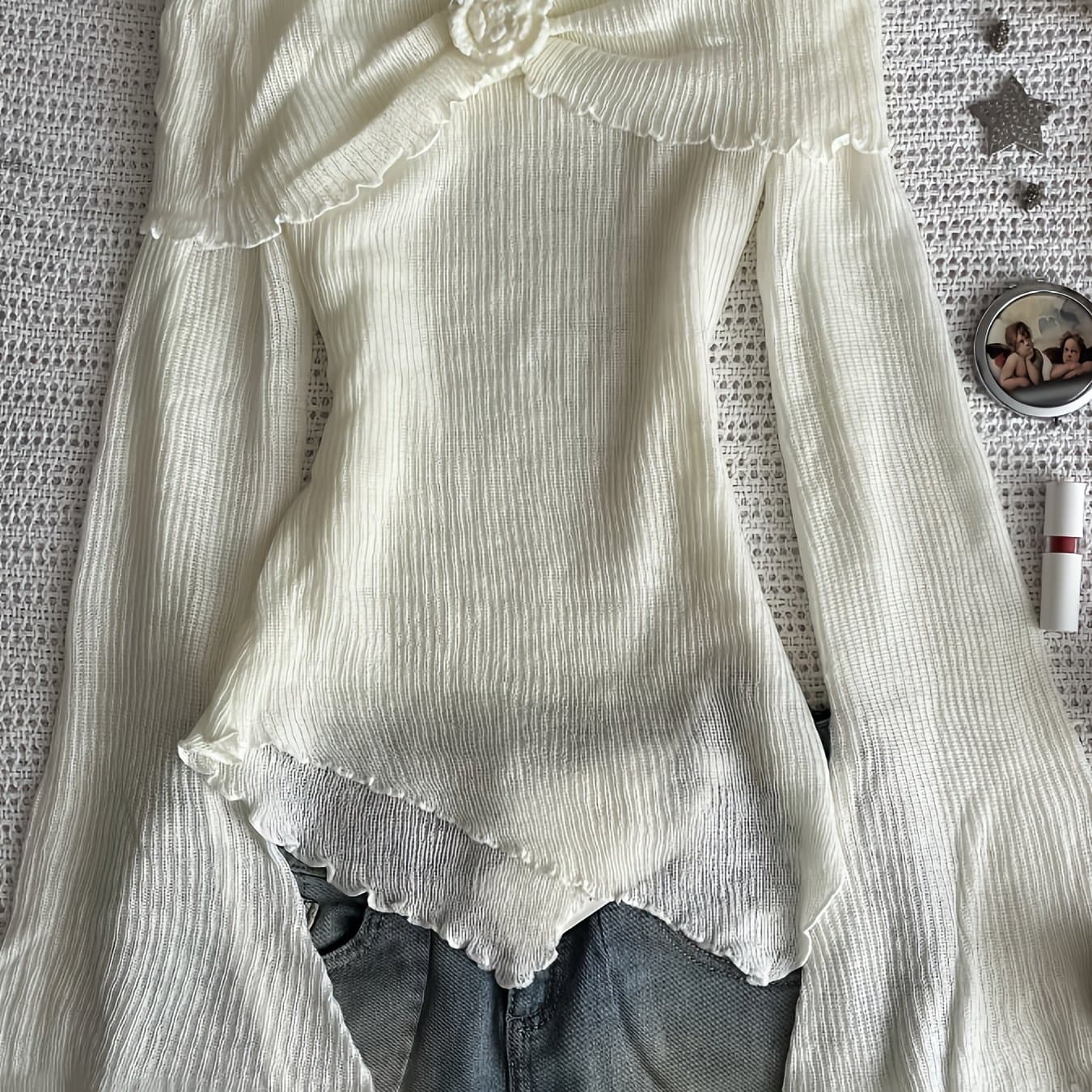 TEMU 2025 Spring/summer Long Sleeve T-shirt thumbnail 2