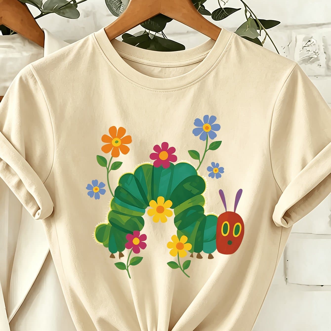 TEMU Graphic Print T-shirt, Short Sleeve Crew Neck Casual Top For Summer & Spring, Women's Clothing