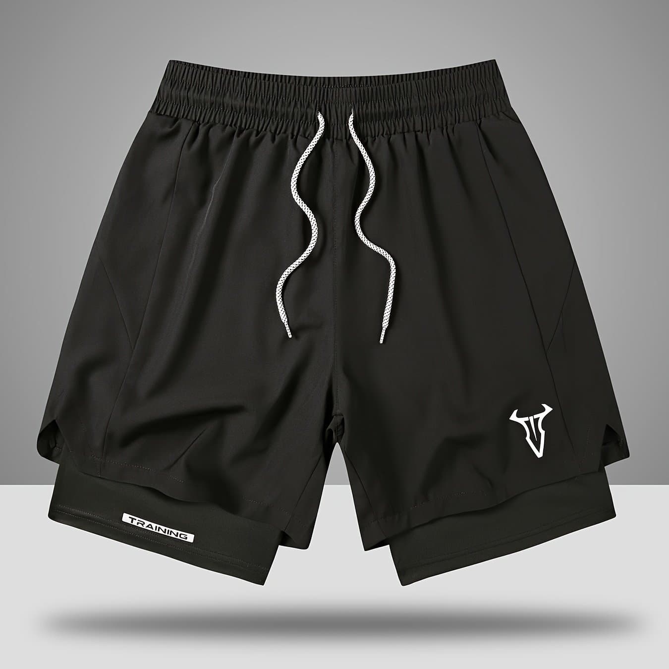 TEMU Men's Bodybuilding Athletic Shorts