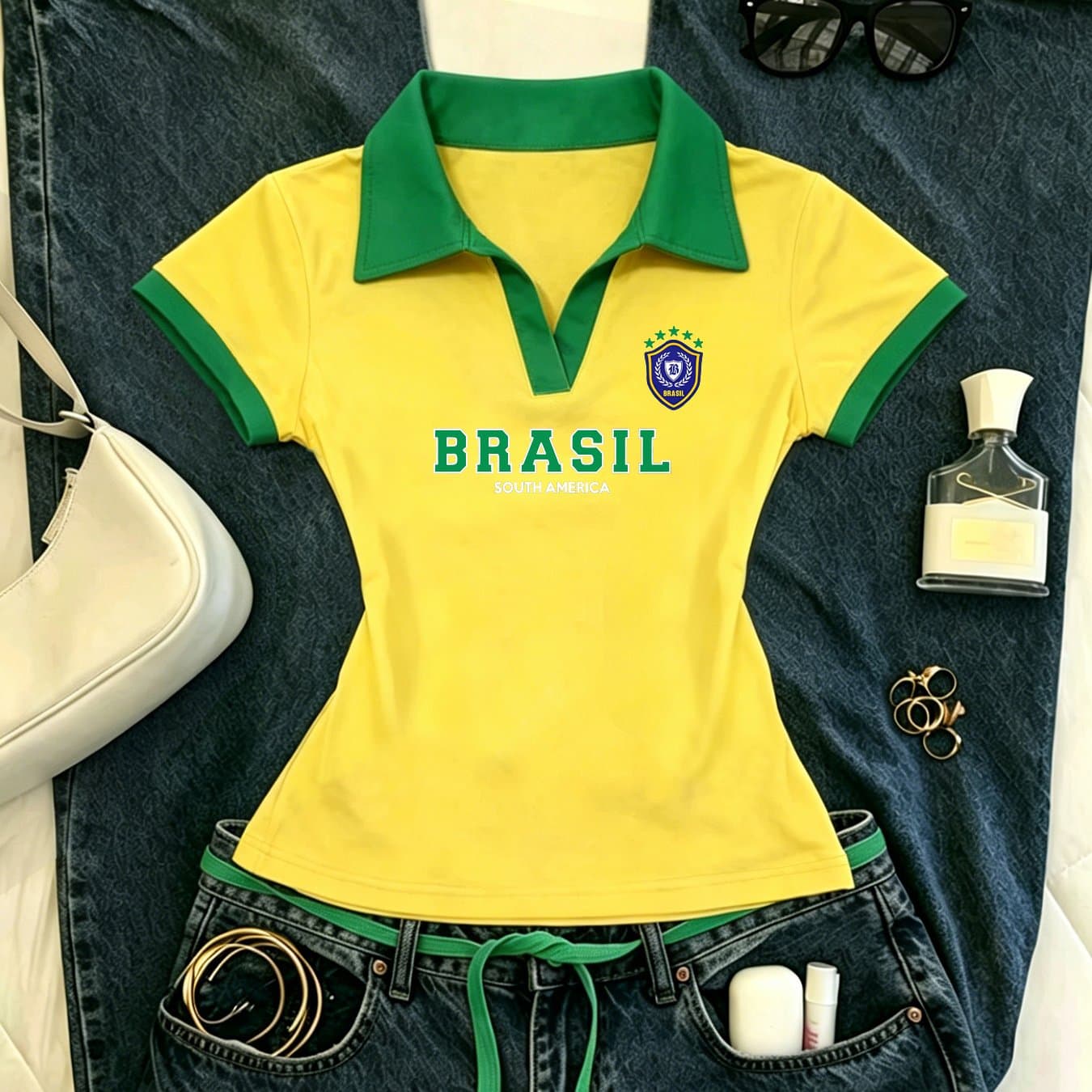 TEMU 2026 Summer New Arrival T-shirt, Women's Casual Wear, Suitable For Everyday Street Wear, Summer Clothing, Must-have Gift For Fans