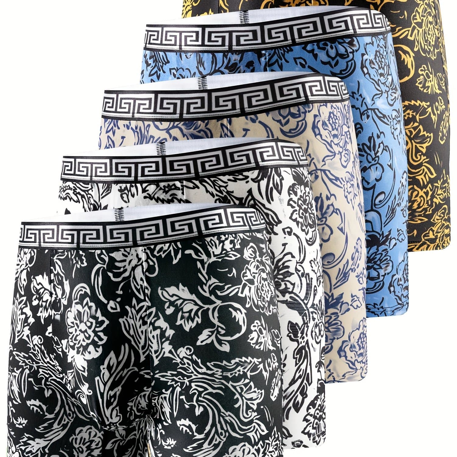 TEMU 2024 New Stylish Set Of 's Long Boxer Briefs, High-quality, Thin, Comfortable, And Breathable