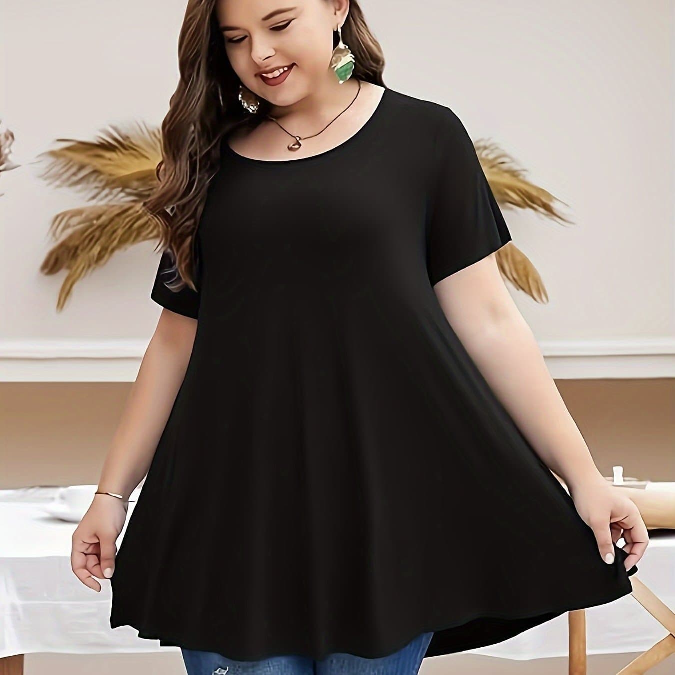 TEMU Plus Size - Plus Size - Plus Size T-shirt