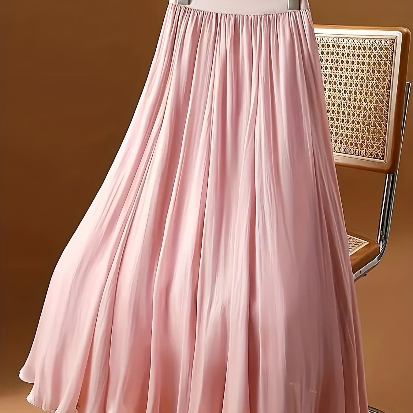 TEMU Spring And Summer Elegant Midi Pencil Skirt