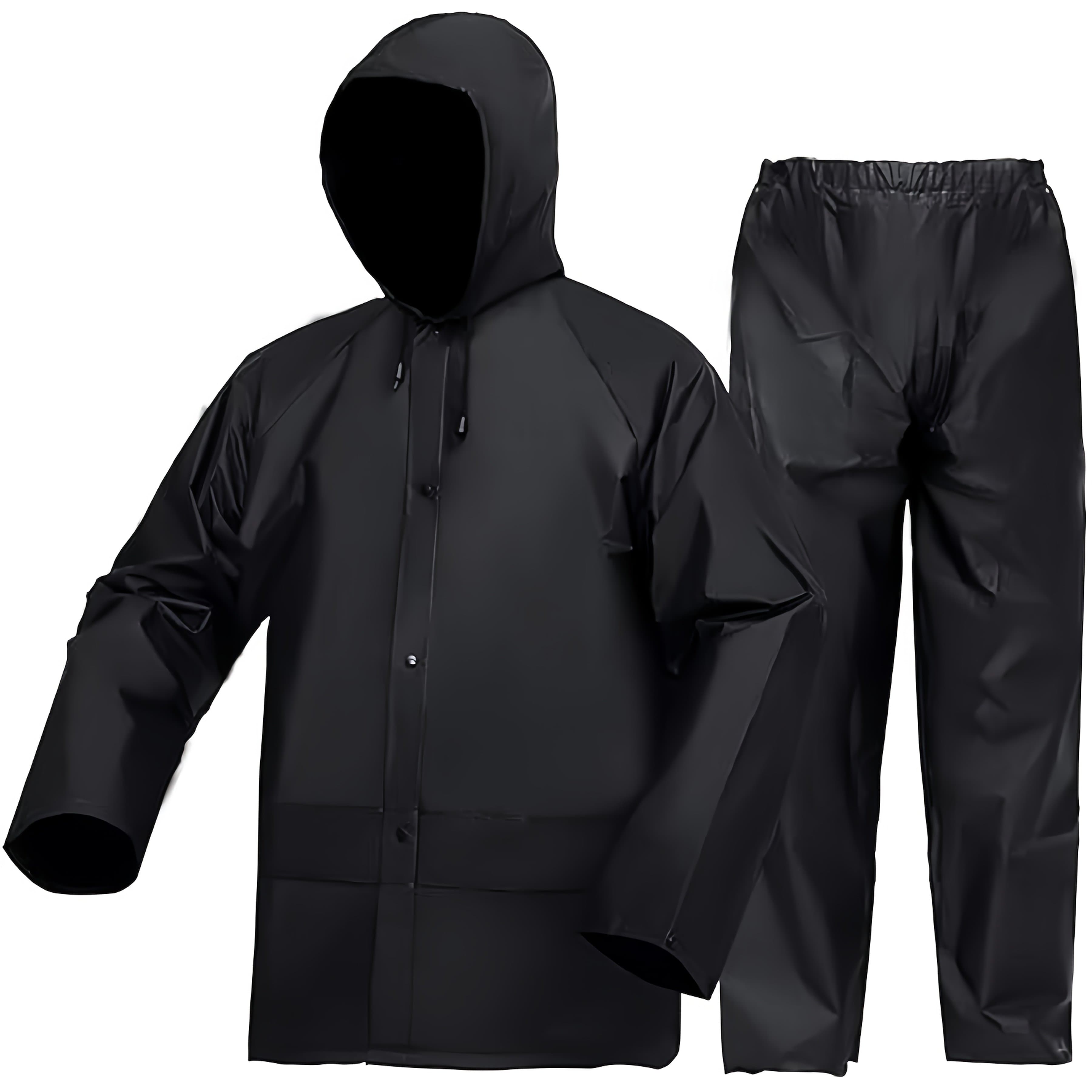 TEMU Rain Suits For Men Ultra-lite High Quality Protective Rain Coats Rain Gear Workwear With Pants Are Suitable, Fits Men Women, For , Reusable, Portable, For , , Hiking, Water Rides, Camping (black)