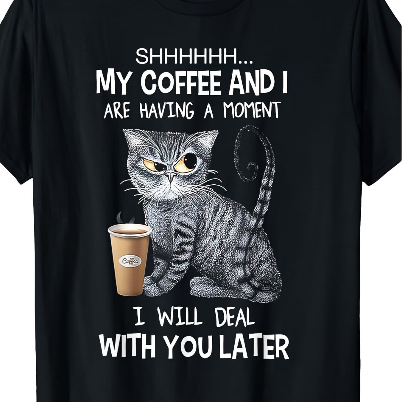 TEMU 1pc Funny Print T-shirt For Men, 100% Fabric, Crew Neck, Short Sleeve, Regular Fit, Weekend Casual Wear, Casual Wear, 180gsm - Ideal For Valentine's New Year's Day Father's Day Christmas