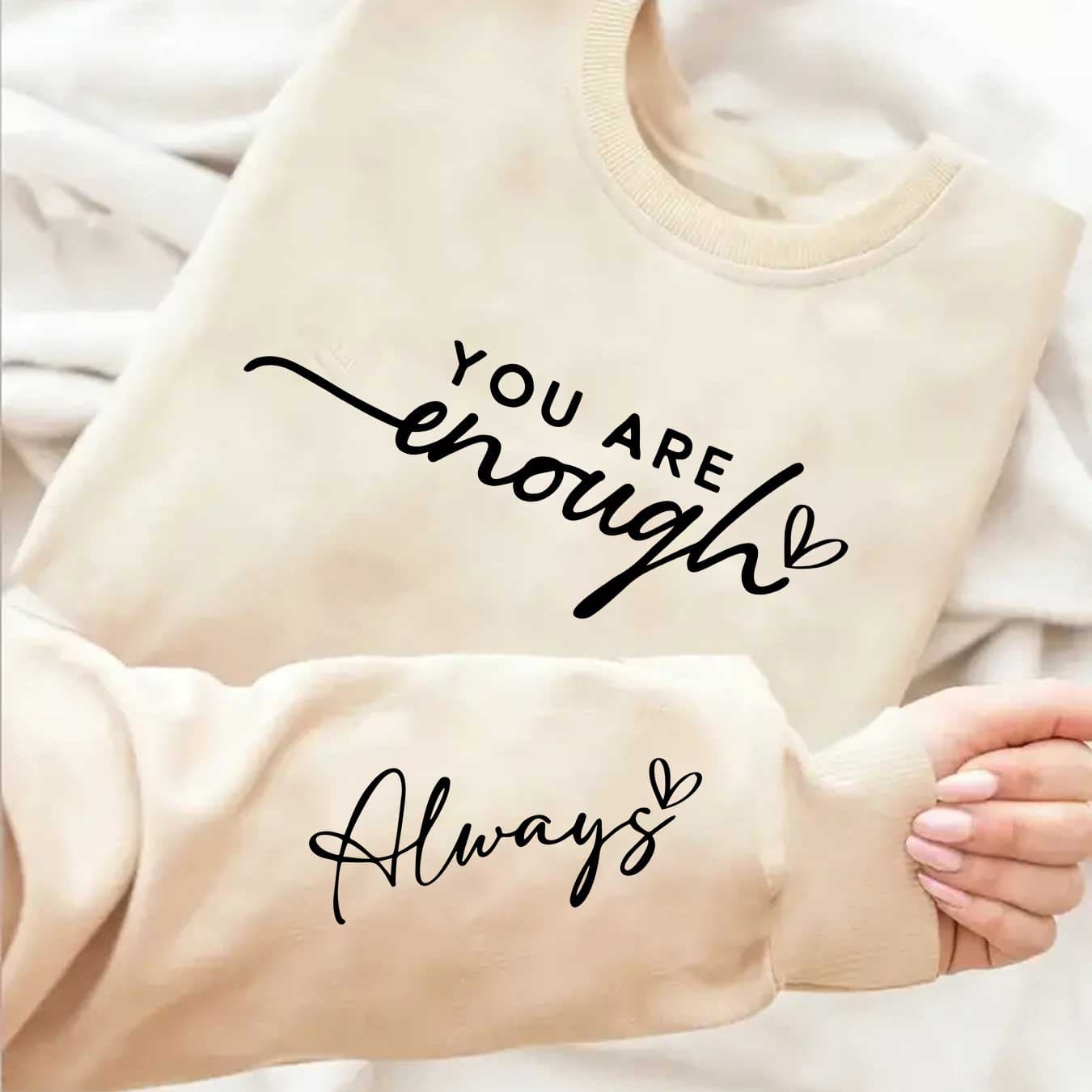 TEMU Letter Print Sweatshirt, Round Neck Casual Top, Suitable For Autumn And Winter, Women's Clothing