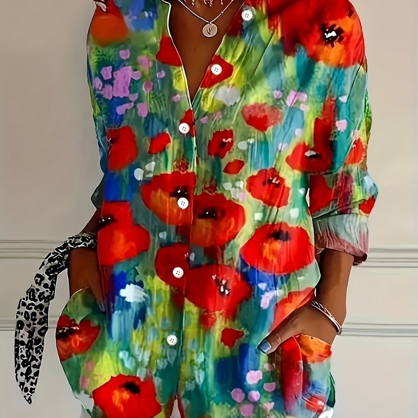 TEMU Fashion Women's Spring/summer Shirt Top