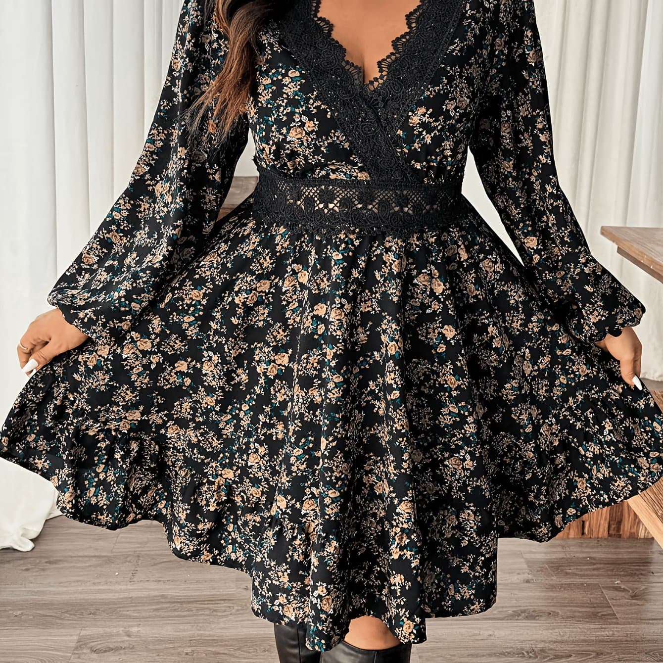 TEMU Plus Size, Bohemian Fashion, Plus Size Casual Everyday Dress