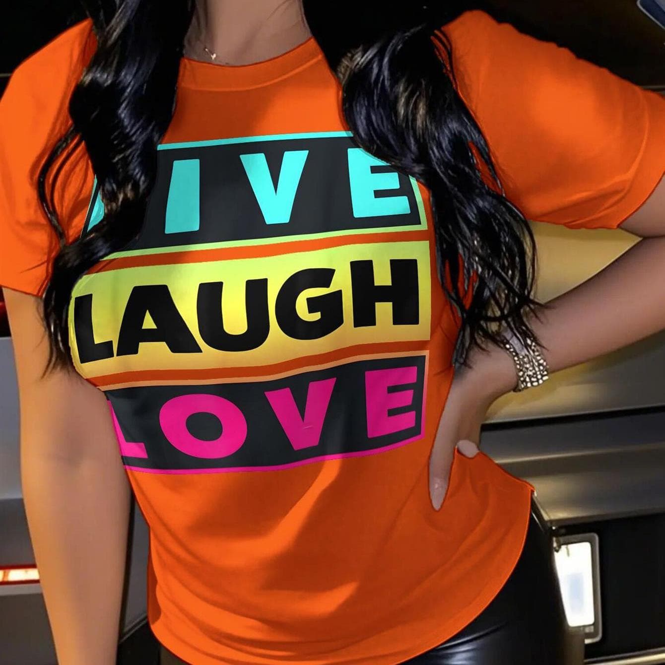 TEMU Motivational Graphic Tee For Women - Casual Round Neck, Short Sleeves, Soft And Breathable Material, Easy To Wash, Perfect For , T-shirt With , Local Delivery