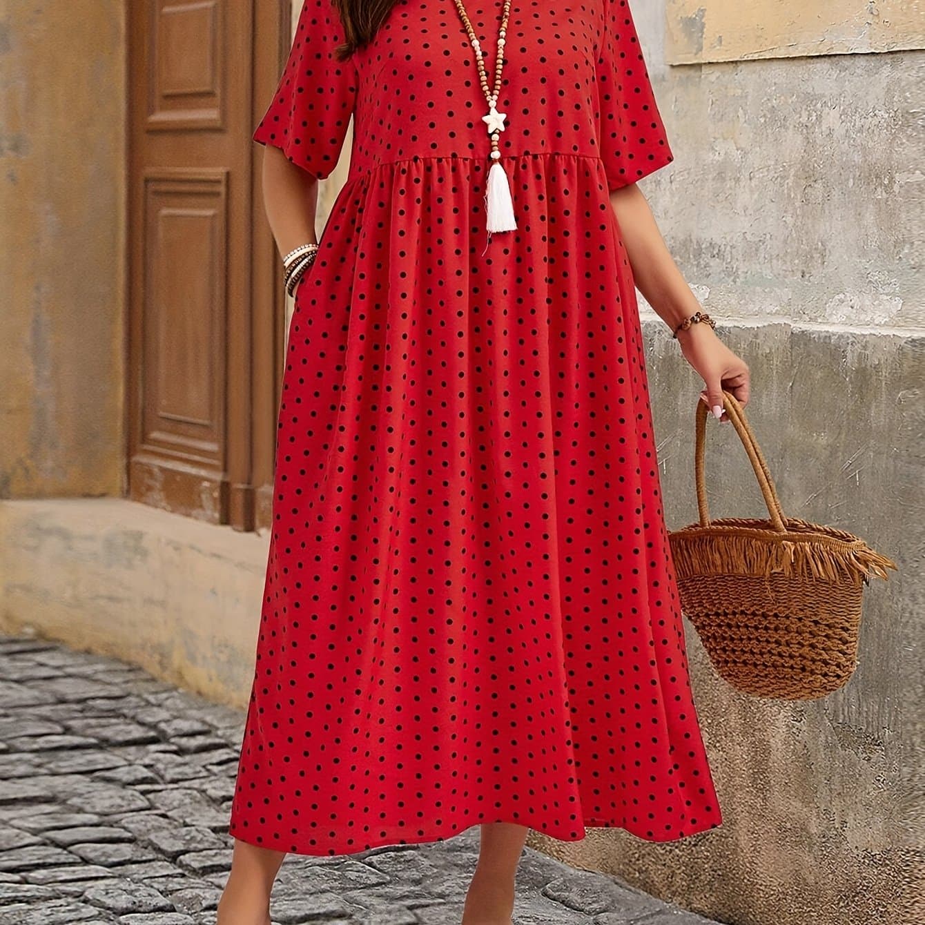 TEMU Plus Size - Plus Size - Fashion Women's Plus Size Dress