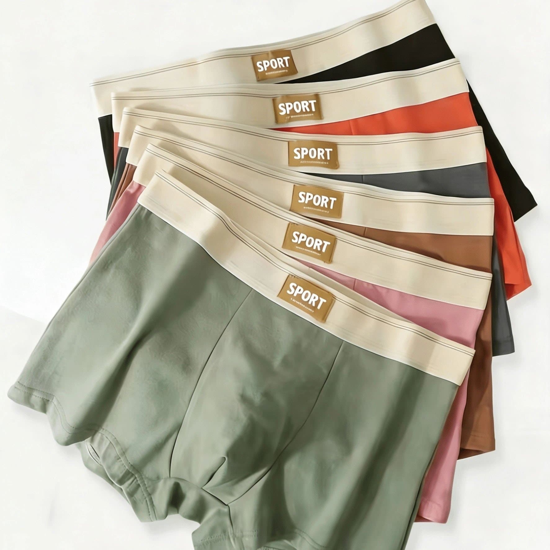 TEMU Random 4pcs Set Men's Briefs, Fashionable And Trendy, Elastic Waistband, Breathable And Comfortable For Casual Or Athletic Underwear