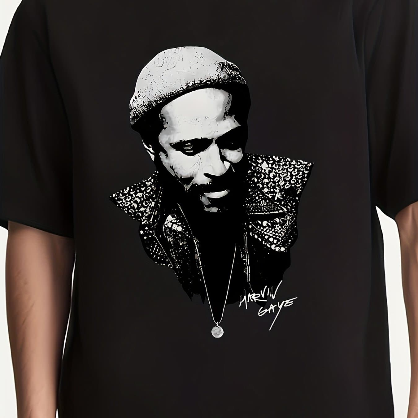 TEMU Vintage Style Graphic T-shirt - Comfortable Crew Neck Tee With , Short Sleeves For Everyday Use, Drop Shoulder, Short Sleeves - Ideal And Cozy For Casual Events, , And , Plus Size