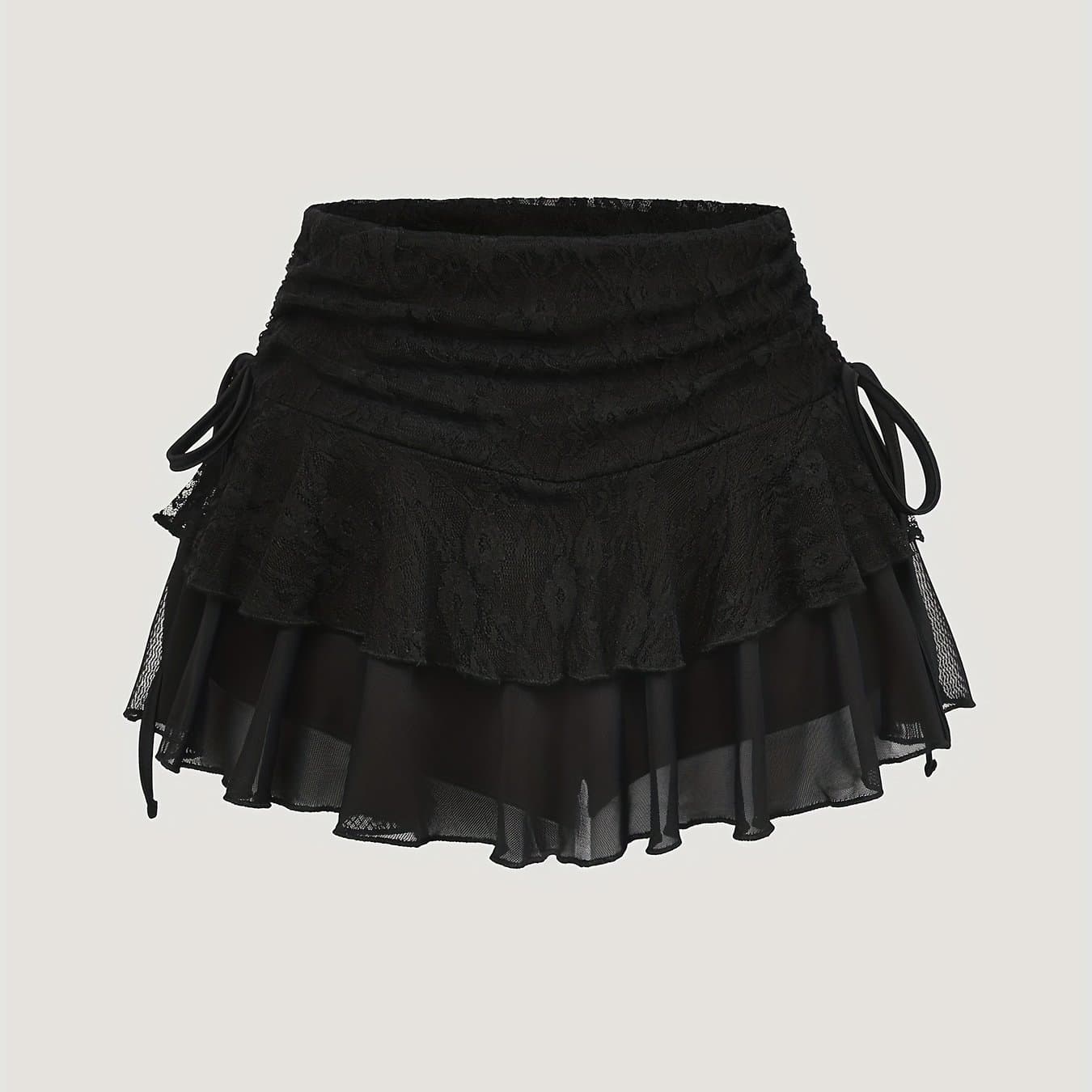 TEMU Lace Mesh Half Skirt