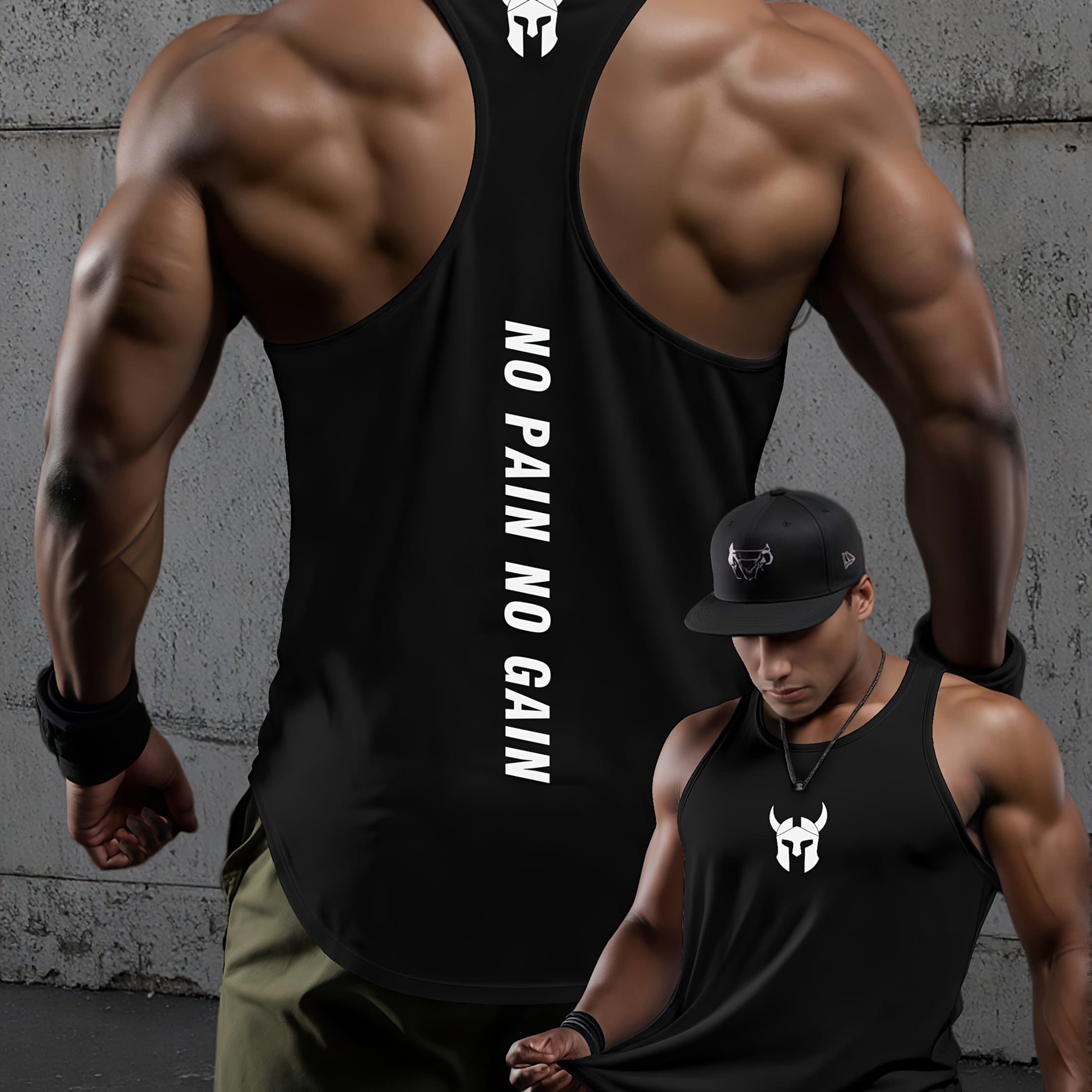 TEMU Men's Sports Vest, Summer Thin Fitness Training Vest, Casual Sports Breathable Sleeveless Quick-drying Top
