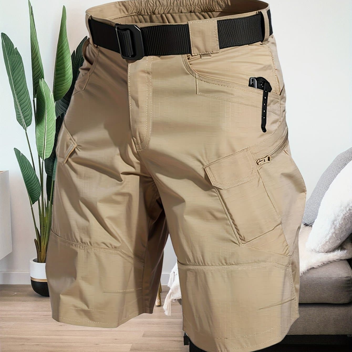 TEMU Adventure Shorts – Men's High Quality Lightweight Quick Drying Breathable Hiking Fishing Use Durable Comfortable And Practical Work Shorts (no )