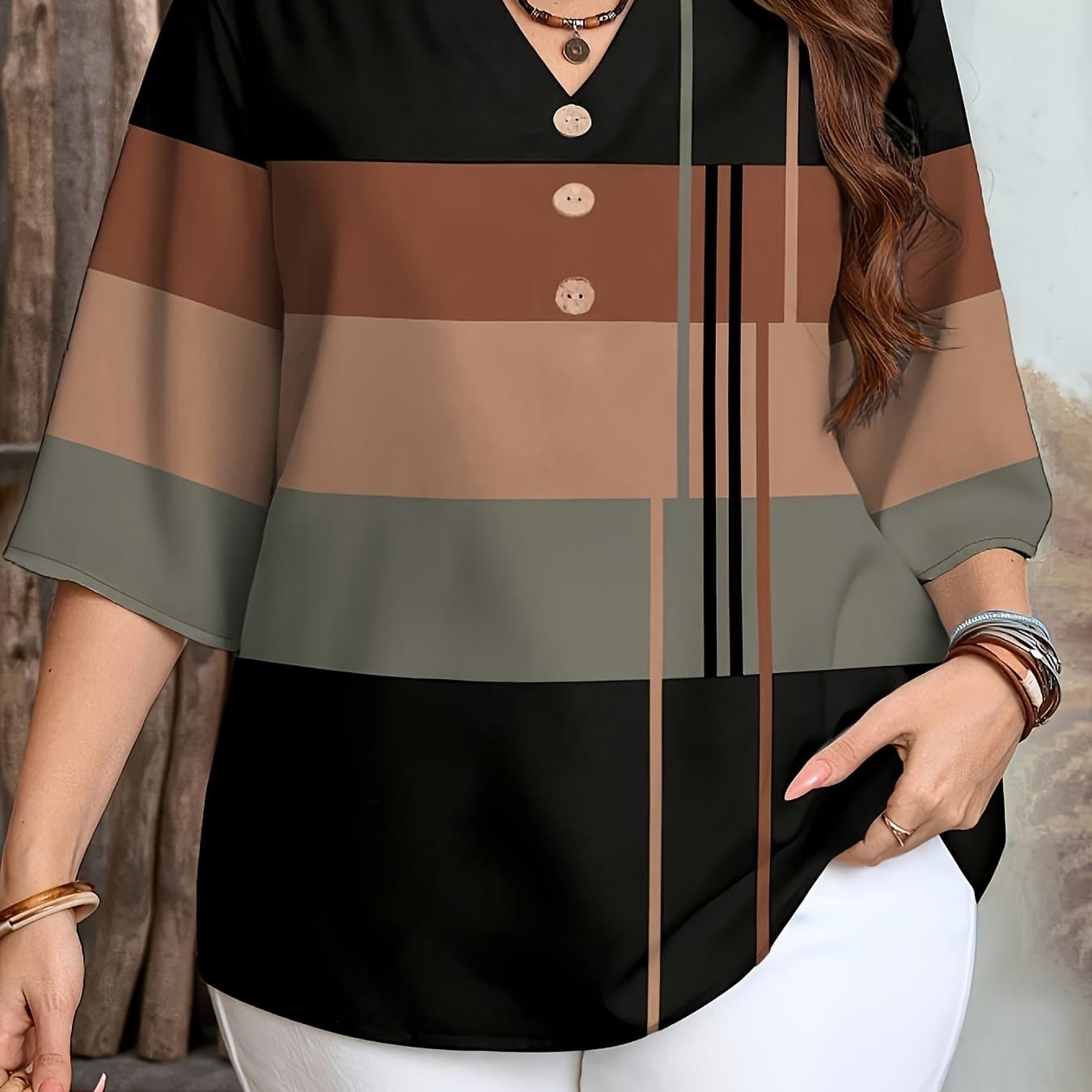 TEMU Women's New Summer Fashion Casual Printed Short-sleeve Top